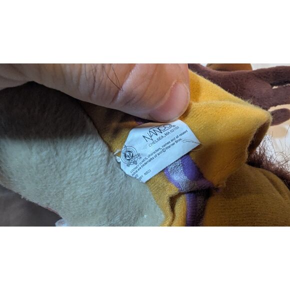 Taz Bad Boy Basketball Plush Stuffed Animal Looney Tunes Nanco - Picture 2 of 4